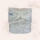 Resnug Pocket Cloth Diaper — Fresh Linen Solid | Organic Waffle Cotton Lining, One-Size