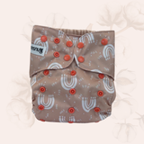 Resnug Pocket Cloth Diaper — Over the Rise | Organic Waffle Cotton Lining, One-Size