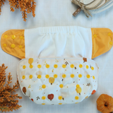 Resnug Pocket Cloth Diaper — Pumpkin Patch | Waffle Cotton Lining, One-Size