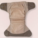 Resnug Pocket Cloth Diaper — Oat Latte | Organic Waffle Cotton Lining, One-Size