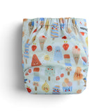Resnug Pocket Cloth Diaper — Ice Cream Parlor | Waffle Cotton Lining, One-Size