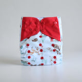 Resnug Pocket Cloth Diaper — Christmas Nature 2026  | Waffle Cotton Lining, One-Size