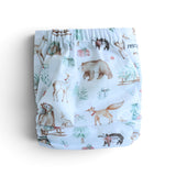 Resnug Pocket Cloth Diaper — Christmas Nature 2026  | Waffle Cotton Lining, One-Size