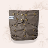 Resnug Pocket Cloth Diaper — Oat Latte | Organic Waffle Cotton Lining, One-Size